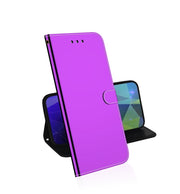 For Xiaomi Mi 11 Lmitated Mirror Surface Horisontal Flip Lærveske med holderkortspor