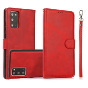 For Samsung Galaxy Note20 Calf Texture 2 in 1 Detachable Magnetic Back Cover Horizontal Flip