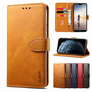 For Samsung Galaxy S21+ 5G GUSSIM Business Style Horizontal Flip Leather Case with Holder