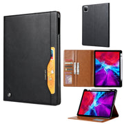 For iPad Pro Knead Skin Texture Horizontal Flip Leather Tablet Case with Photo Frame  Holder