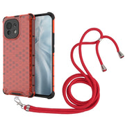 For Xiaomi Mi 11 Shockproof Honeycomb PC + TPU Case with Neck