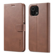 For Xiaomi Mi 11 LC.IMEEKE Calf Texture Horizontal Flip Leather Case with Holder  Card Slots