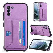 For Samsung Galaxy S21+ 5G Dream PU + TPU Four-corner Shockproof Back Cover Case with Card Slots