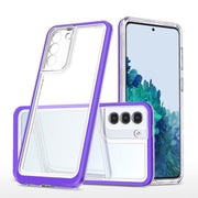 For Samsung Galaxy S21+ 5G Bright Series Clear Acrylic + PC+TPU Shockproof