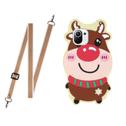 For Xiaomi Mi 11 Christmas Series Silicone Shockproof Case with Neck Lanyard(Santa