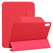 For iPad Mini Horizontal Flip Ultra-thin Fixed Buckle Magnetic PU Tablet Case With Three-folding