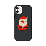 For iPhone 12 knitting Christmas Pattern Wave TPU Case