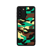 For Samsung Galaxy S21+ 5G Camouflage Clouds Embossed Skin Feel Silicone Shockproof