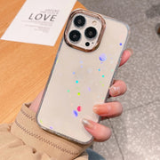 For iPhone 13 Colorful Laser Electroplating Shockproof Phone Case