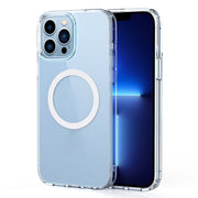 Kanggo iPhone 12 Crystal Clear Series MagSafe TPU Magnetic Phone Case