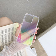 For iPhone 13 2 in 1 TPU + PC Colorful Plating Phone Case