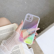 For iPhone 12 2 in 1 TPU + PC Colorful Plating Phone Case