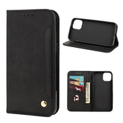 For iPhone 11 Skin Feel Splicing Leather Phone Case