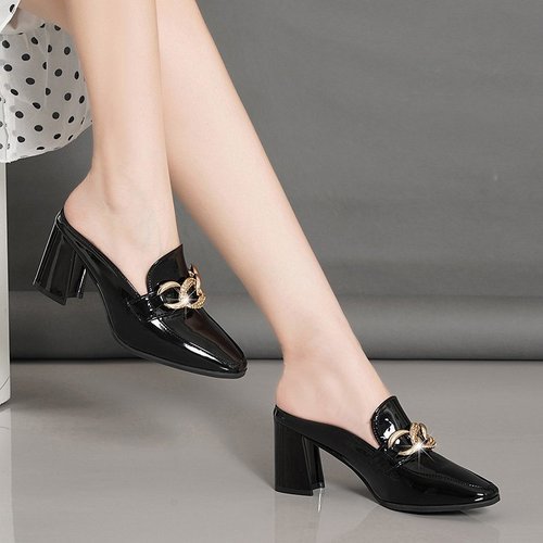 Comfortable best sale mule heels