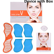 V Face Slimming Exerciser EMS Massager for Face with Gel Pads Skin Lift Tools EMS Face Lifting Machine Facial Muscle Stimulator - Come4Buy eShop