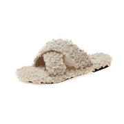 Women Home Slippers Woman Warm Flat Indoor Women's House Winter Casual Soft Bottom Ladies Comfort Female Fashion Shoes UGG Style