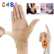 治療手腕拇指支持手套矽膠凝膠關節炎-Come4Buy eShop