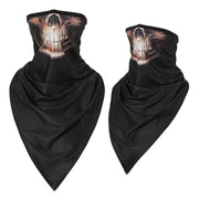 Skull Ghost Balaclava Headband Motorcycle Moto Neck Gaiter Face Shield Tube Scarf Motocross Biker Bandana Head Mask Men Girls