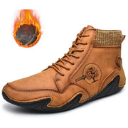 Automne Hiver Neige Casual Chaussures Hommes Extérieur Lumière Cheville Antidérapant Chaud Zapatos