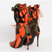 11.5cm Canvas Camouflage BOOTS
