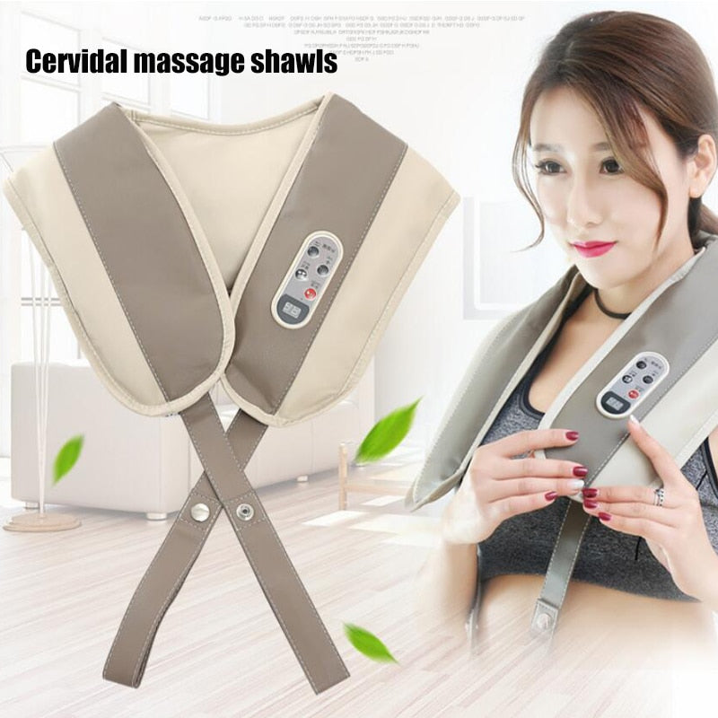 DITCAFOS Multifunctional Body and Cervical Massage Shawl for Deep Reli