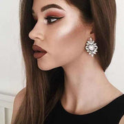 Full Crystal 2019 New Fashion Jewelry Hot Sale Crystal Earring for Women, Statement Stud Earring 23g-[product_type]-Come4Buy eShop