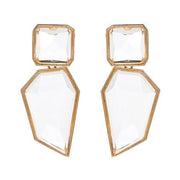 Crystal Za Jewelry Women's Large Earrings Wedding Party Dangle Drop Earrings Metal Accessory Pendientes-EARRINGS-Come4Buy eShop