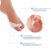 Silicone Gel Foot Toes Two Hole Toe Separator - Come4Buy eShop