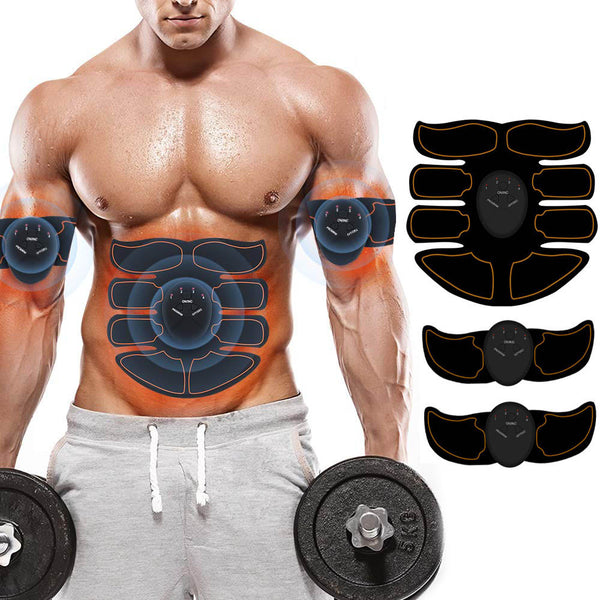 Smart Abdominal Muscle Stimulator Training EMS Abs Trainer Home Gym Trainer Fitness Gear Equipment Stimulator Otot Berolahraga
