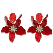 Acrylic Flower Earrings Para sa Babae Wedding Party Big Drop Vintage Geometric Boho Earings Fashion Alahas Brincos-EARRINGS-Come4Buy eShop