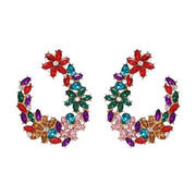 New vintage drops earrings fashion women statement crystal dangle Earrings for women-EARRINGS-Come4Buy eShop