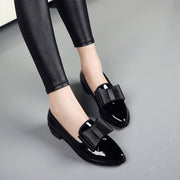 Lesklé patentované 3cm podpätky jednoduché topánky - Come4Buy eShop