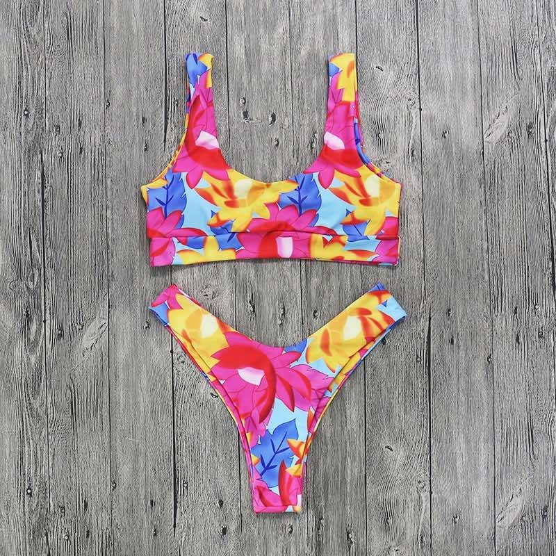 Sexy Bikinis Women Swimsuit Bandage Halter Beach Wear Bathing suits Pu –  Come4Buy eShop