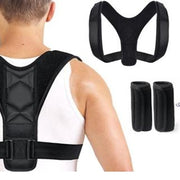 Supporto per la spalla posteriore Fascia correttrice Correzione del tutore regolabile Sollievo dal dolore alla schiena