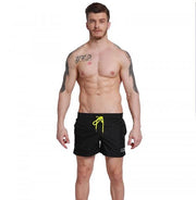 Men's Swimming Trunks Sexy Solid Elastic Drawstring Swimwear Men Bathing Suit Gay Swim Shorts Liner Mens Navy Lined Gym-[product_type]-Come4Buy eShop
