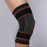 Bretelle di Proteczione di ghjinochje di Ciclismo Supportu di ghjinochje elasticu Sport Compressione Ginocchiera manica per Training Basketball Volleyball Protect (Neru)