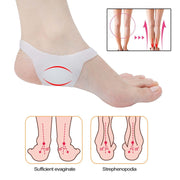 1對足弓筋膜炎的足弓支撐鞋墊腳墊