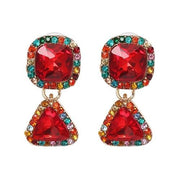 Hot Sale statement fashion crystal stud Earrings for women girl party-EARRINGS-Come4Buy eShop