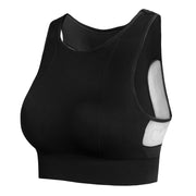 Seamless High Impact Sports Bra with Removable Cups High Support Pink Workout Yoga Bra Sexy Back