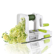 5 Blade Vegetable Spiralizer Folding Veggie Pasta & Spaghetti Potato ဟင်းသီးဟင်းရွက် ခရုပတ်လှီး Zucchini Slicer - Come4Buy eShop