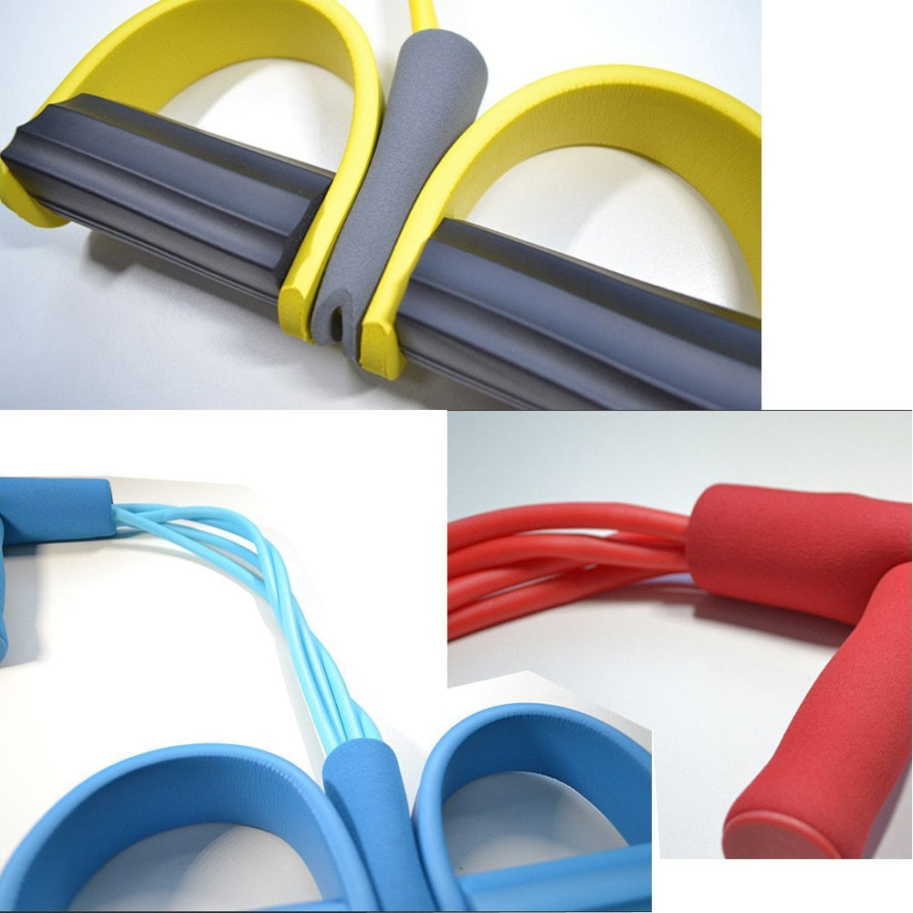 Elastic Sit Up Pull Rope TP-E Foam 24x55cm Pedal Ankle Puller Fit Elastic Sit Up Pull Rope TP-E Foam 24x55cm Pedal Ankle Puller Fit