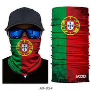 National flag Seamless Magic Balaclava Face Mask Motorcycle Skiing Riding Scarf Neck Shield Anti-UV Men Sun  Warmer Headgear