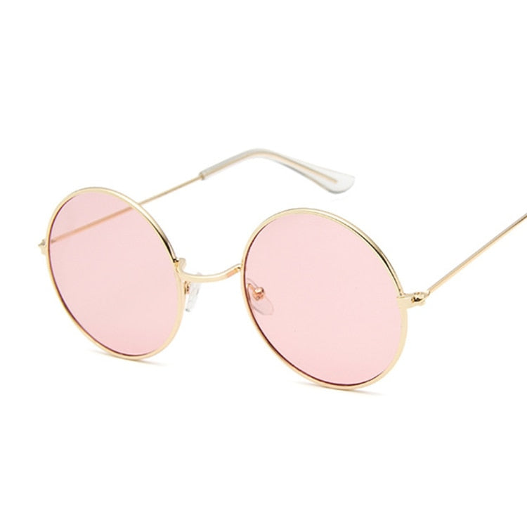 Round Sunglasses Retro Circle Tinted Lens Glasses UV400 Protection -  CZ180TTZRN7 - Women's Sunglasses, Roun…