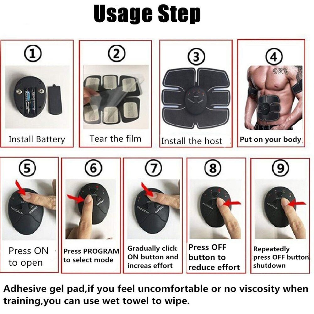 Electrical Muscle Stimulation Bodybuilding Device – Come4Buy eShop