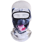 Cagoule moto masque complet 3D Animal chat chien chapeaux casque coupe-vent Airsoft Paintball Snowboard cyclisme Ski Halloween