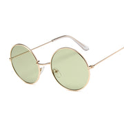 Small Frame Black Shades Round Sunglasses