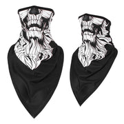 Skull Ghost Balaclava Headband Motorcycle Moto Neck Gaiter Face Shield Tube Scarf Motocross Biker Bandana Head Mask បុរសនារី