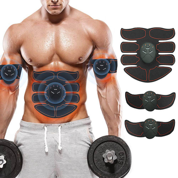 Muscle Stimulator Hips Muscle Trainer Abs EMS Wireless Smart Abdominal Muscle Toner Home Gym Workout Machine Para sa Mga Lalaki Babae