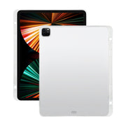 Pikeun iPad Pro Transparan Sadaya-inklusif TPU Silicone Anti-serelek palindung Case Tablet jeung slot Pen