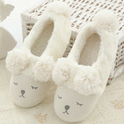 Animal Slippers Lamb Cotton Slippers Indoor Non-slip Floor Slippers UGG Style